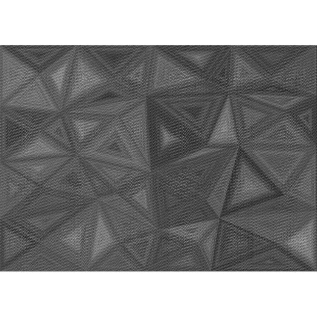 Ahgly Tapis Rectangulaire Lavable en Machine Intérieur Transitionnel Gris Fumé, 4 Pieds x 6 Pieds