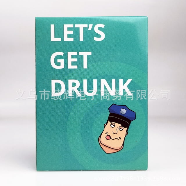 Jeu de Société Anglais « Let's get drunk »