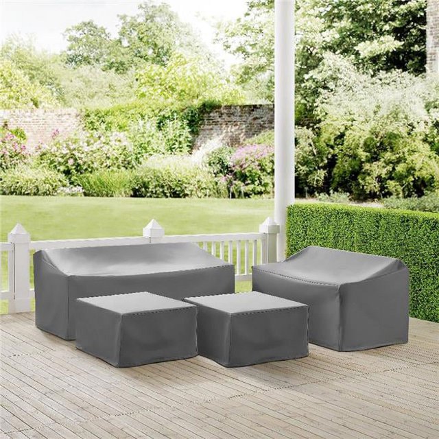 Crosley Marques MO75012-GY Ensemble de Housses pour Sectionnel 4 Pcs, Gris