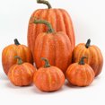 thumbnail image 2 of 7Pcs Simulation Artificial Pumpkins Halloween Decoration Harvest Fall Thanksgiving Home Decor, 2 of 8