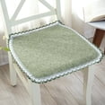 thumbnail image 1 of Cushion Pad, Linen Fabric, Breathable Mesh Design, Ergonomic Support, for Office/computer, Seating Comfort, Durable Woven Material, Home Office Decor, Desk Chair Cover, Travel Friendly Pad Hzhnb, 1 of 9