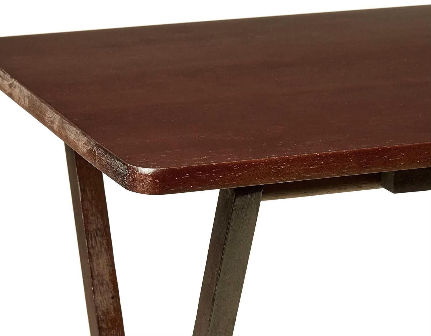 Mainstays Indoor Folding Table Walnut