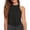 Black, variant on TINZ Women's Solid Color Casual Tank Top Sleeveless Camisole Basic Summer Vest Shirts with Lace for Women 3x Workout Tops 40b