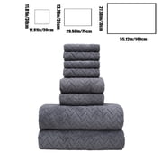 Bath Towels Set Eight Pieces of Velvet Square Towel Towel Bath Towel Ordinary Household Bathtub Wash Towel Moisture Absorption Soft Household Suitsoft Bath Towels