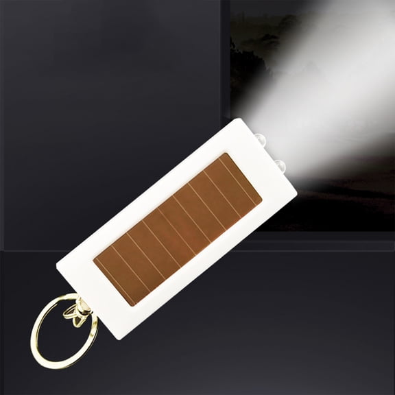 TIMIFIS Solar Glim Solar Rechargeable Flashlight LED Mini Household Flashlight Small Flashlight Portable Keychain Light Car Lights