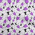thumbnail image 1 of oneOone Rayon Purple Fabric Medical Virus Sewing Craft Projects Fabric Prints by Yard 56 Inch Wide, 1 of 4