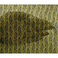 thumbnail image 4 of oneOone Viscose Chiffon Fabric Leaves & Paisley Block Print Fabric BTY 42 Inch Wide, 4 of 4