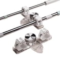 thumbnail image 4 of Birdeem Mop Hanger with Suction Cups, Adjustable Utility Hooks Organizer for Bathroom Kitchen, 2 Pack No Drill Storage Rack, 4 of 9
