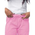 thumbnail image 4 of Sivvan Women's Scrub Set - Multi Pocket Cargo Pants & Stylish Mock Wrap Top (Available in 15 Colors), 4 of 6