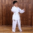 thumbnail image 4 of Bangcool Karate Uniform Traditional Cotton Martial Arts Uniform Training Uniform for Kids, 4 of 7