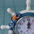 thumbnail image 2 of Wooden Nautical Anchor Boat Steering Wheel Time Clock Nautical Beach Boat Table Decor Lighthouse, 2 of 9