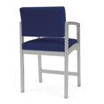 thumbnail image 5 of Lenox Steel Reception Waiting Room Healthcare Hip Chair / Silver Steel / Blue, 5 of 5