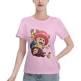 thumbnail image 1 of T-Shirt Basique à Manches Courtes pour Femmes une Pièce Chopper, 1 of 6