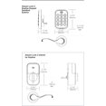 thumbnail image 4 of Yale Assure Lock 2 Black Suede Keyless Entry Door Lock Deadbolt with Electronic Keypad Touchscreen for Code Entry and Z-Wave Compatibility YRD430-ZW2-BSP, 4 of 5