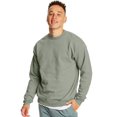 thumbnail image 1 of Hanes Mens EcoSmart Fleece Crewneck Sweatshirt, 2XL, Stonewashed Green, 1 of 3