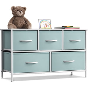 Sorbus Dresser avec 5 Tiroirs - Poitrine de rangement pour les enfants, les adolescents, la chambre à coucher