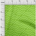 thumbnail image 2 of oneOone Cotton Cambric Green Fabric Abstract Sewing Craft Projects Fabric Prints By Yard 56 Inch Wide, 2 of 4