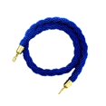 thumbnail image 1 of Rope Barriers - Heavy Duty Crowd Rope Crowd Control Stanchions 1.5m Blue, 1 of 7