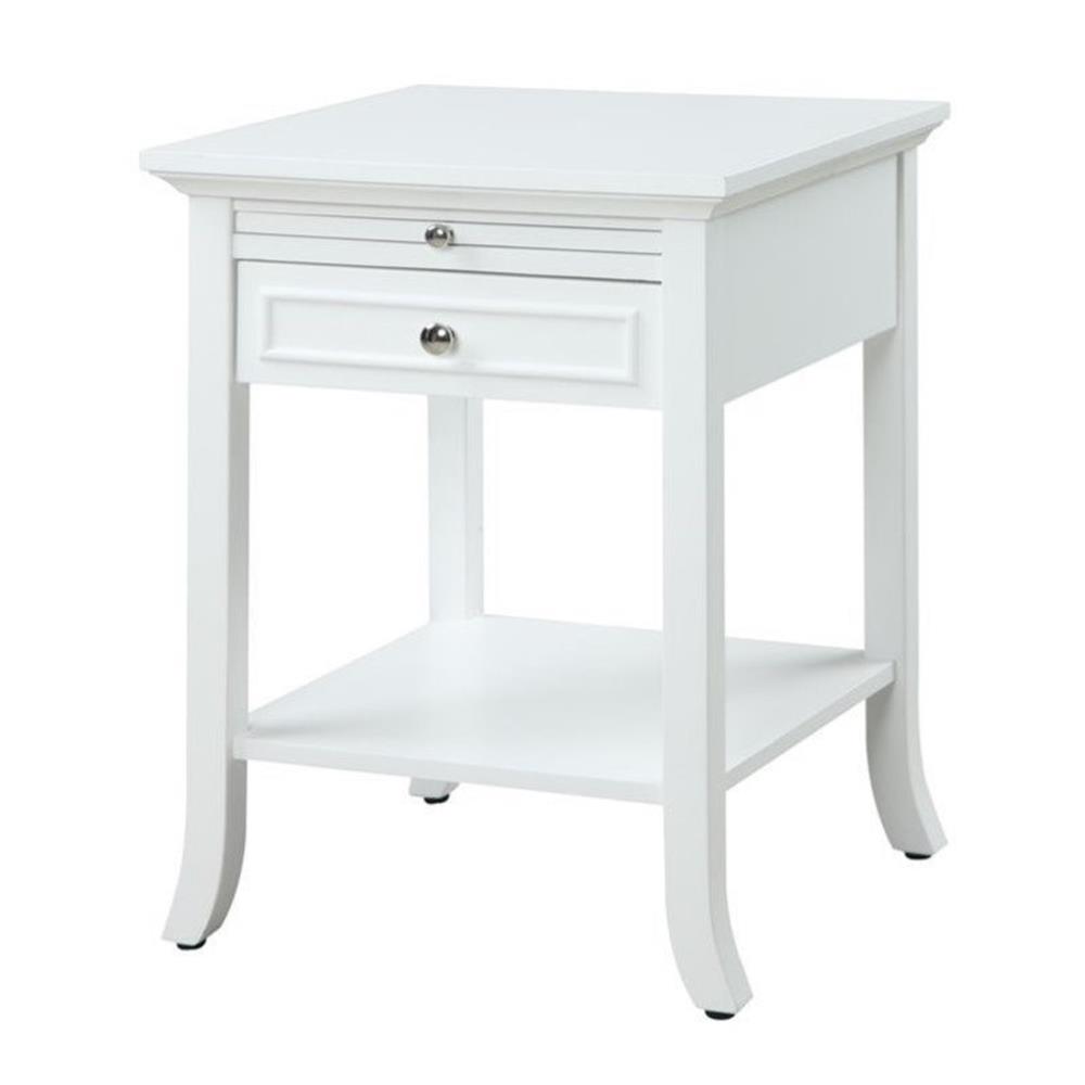 Convenience Concepts Table d'Appoint Logan American Heritage, Fini Bois Blanc