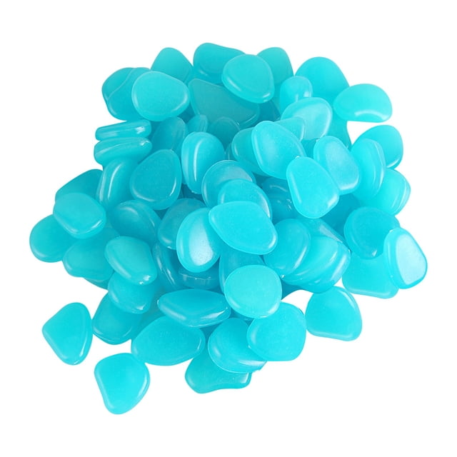 Binwennn Backyard Rocks Garden Stepping Stones Landscaping Large Stones for Garden Landscaping Garden Decorative Pebbles StonesNon Radioactive Resin MaterialGlowingLawnFish Tank