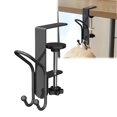 thumbnail image 1 of Metal Desk Holder Hanger Desk Cable Management Undertable Storage For Headphones Bags Keys, 1 of 5