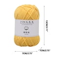 thumbnail image 3 of Birdeem 4 Strands of Combed Milk Cotton Thread Diy Doll Cotton Crochet Thread Wool Ball, 3 of 4