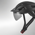 thumbnail image 3 of LIXADA HT003 Bicycle Helmet with Detachable Goggles, Visor & Built-in Rechargeable Tail Light - PC Shell & High Density EPS Construction, 54-62cm Head Circumference, 306g Lightweight Design (Black), 3 of 6