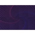 thumbnail image 1 of Ahgly Company Machine Washable Indoor Rectangle Transitional Night Blue Area Rugs, 7' x 10', 1 of 7