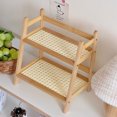 thumbnail image 4 of SLYNSHome Countertop Shelf Organizer,Coffee Bar Accessories Coffee Mug Storage Rack Tiered Tray Stand Kitchen Spice Corner Storage Shelf, 4 of 9
