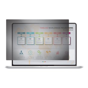 Rocstor PrivacyViewâ¢ Filtre de Confidentialité Premium pour Ordinateur Portable Grand Écran 14 Pouces - pour Portable 14 Pouces - Format d'Image 16:9 - Lustré - Mat - Non Encadré - Conforme TAA - Noir - pour 14 Pouces de Large