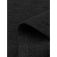 thumbnail image 4 of Innerwin T-shirt Col Rond Femme Tee Travail Couleur Unie T-shirt Ample Noir P, 4 of 7