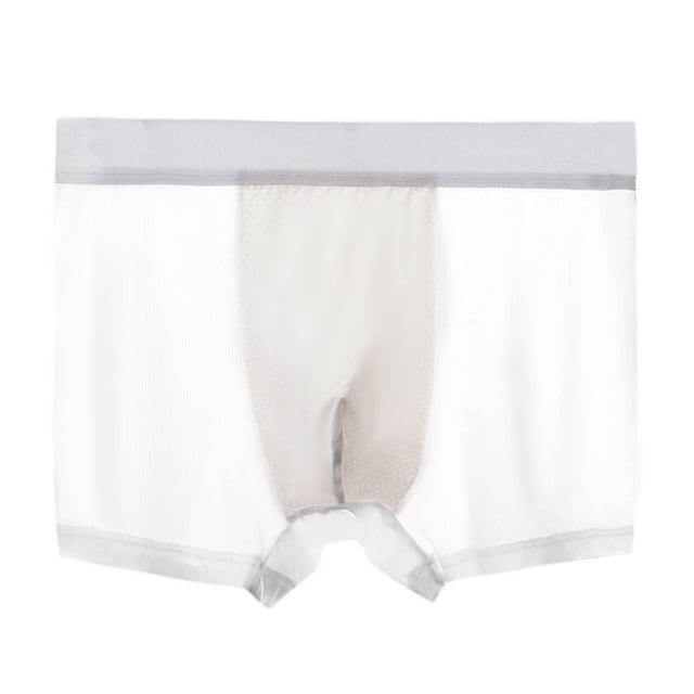 Ice Silk Thin Style Traceless Boxers Business Breathable Mens Summer Comfortable Boxers