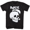thumbnail image 1 of Popeye Pop Skull Black Adult T-Shirt Xlt, 1 of 2