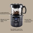 thumbnail image 3 of FixtureDisplays® Automatic Coffee Bean Roaster 7.5 X 6 X 10.6" 4.5 lbs, 3 Scoops 100 grams 15769, 3 of 8