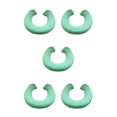 thumbnail image 3 of Thinsony Acrylic Fibers Made Toilet Mat Removable And Fits Most Toilets U Shape Green 5Set, 3 of 6