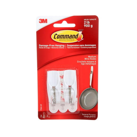 Command™ Medium Wire Hook 17065-EF