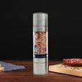 thumbnail image 4 of Moulin à Condiments Manuel en Acier Inoxydable à Mouture Réglable, Moulin à Poivre, Distributeur Double d'Épices pour la Cuisine, Bouteille d'Assaisonnement Rechargeable, 4 of 8