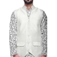 thumbnail image 4 of Atasi Ensemble Kurta Pyjama Imprimé Veste Col Mandarin Chemise Ethnique Traditionnelle, 4 of 5