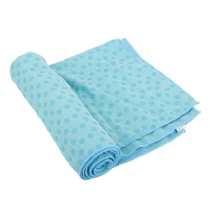 Tapis de yoga pratique Couverture de tapis de yoga anti-dérapant Couverture pour la peau 72.0 x 24.8in pour le Bureau Sky Blue