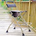 thumbnail image 2 of Chaise Pliante Tabourets de Bar à Hauteur Réglable, Chaise de Bar Pliante Tabourets de Bar Modernes pour le Déjeuner, Tabourets de Comptoir pour Jardin Pêche Extérieur(C), 2 of 9