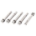 thumbnail image 1 of Unique Bargains 5 Pcs Vis d'Ancrage Filetage Mâle M10 pour Rondelle Hexagonale 4 Pieds de Long, 1 of 2