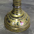 thumbnail image 3 of Natural Geo Vase Décoratif en Laiton 30" Jaune/or Floral, 3 of 6