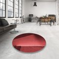 thumbnail image 4 of Ahgly Company Tapis d'Intérieur Lavable à la Machine, Carré, Transitionnel, Bordeaux Rouge, Tapis de Zone, 6 Pieds Carré, 4 of 7