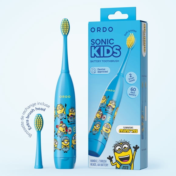 ORDO Sonic Kids Battery Toothbrush - Minions Blue