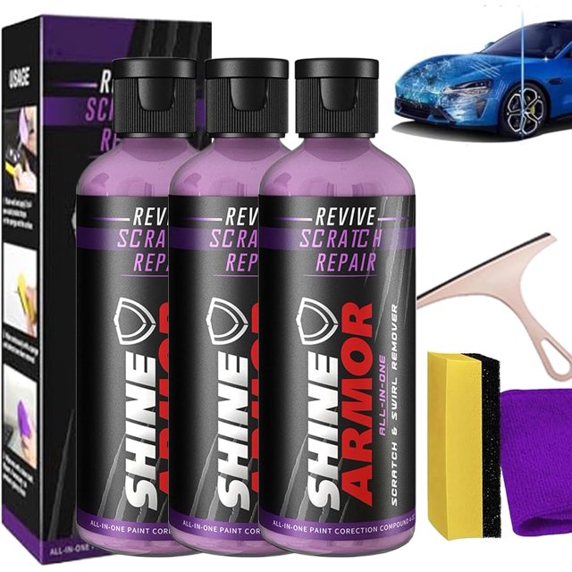 Waxtopia - Waxtopia Car Repair, Qinux Waxtopia Car Scratch Remover Kit, Quickly Repair Scratches, Restore Shine, Long-Lasting Protective Layer, Car Paint Restorer for All Vehicles (3Set)