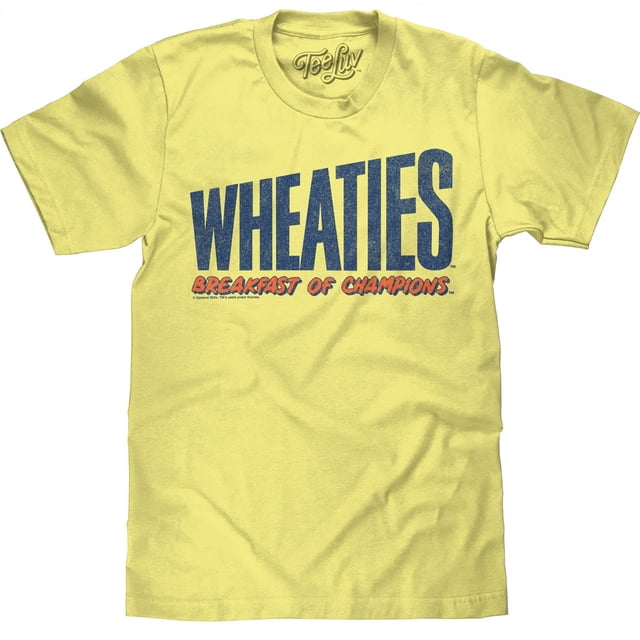 Wheaties Breakfast of Champions Text T-Shirt-3XLarge