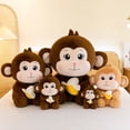 thumbnail image 3 of A Plush Banana Monkey Toy With Soft Material For Children Cuddly Jungle Companion Stuffed Animal Gift Educational Fun For All Ages, 3 of 4