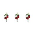 thumbnail image 1 of mmirethe 5pcs/set Tenue Réutilisable de Corsage de Poignet pour Tout Événement Spécial Boutonnière de Bal Inodore Rouge Artificiel 3Set, 1 of 6