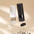 thumbnail image 3 of Yeacher Electric Salt and Pepper Grinder Battery Operated Automatic Pepper Mill Spice Mills with LED Light Adjustable Ceramic Coarseness One Handed Operation Kitchen Peppermills Gift for Cooking Lo, 3 of 7