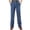 Light Blue, variant on LOVZFMLL Jeans Mens Casual Solid Zipper High Stretch Straight Leg High Waisted Denim Pants